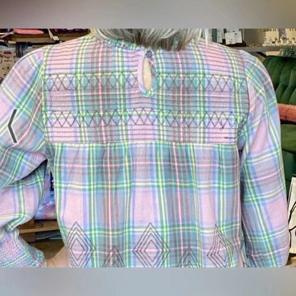 Ivy Jane Passion For Plaid Top. Size Small - Picture 3 of 6